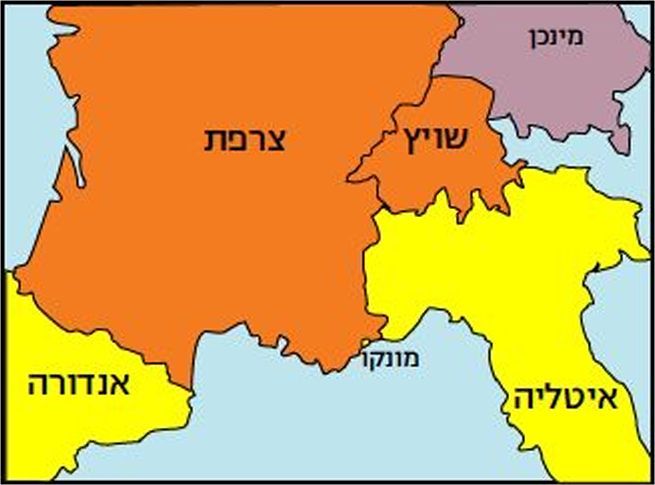 מפה של מונקו